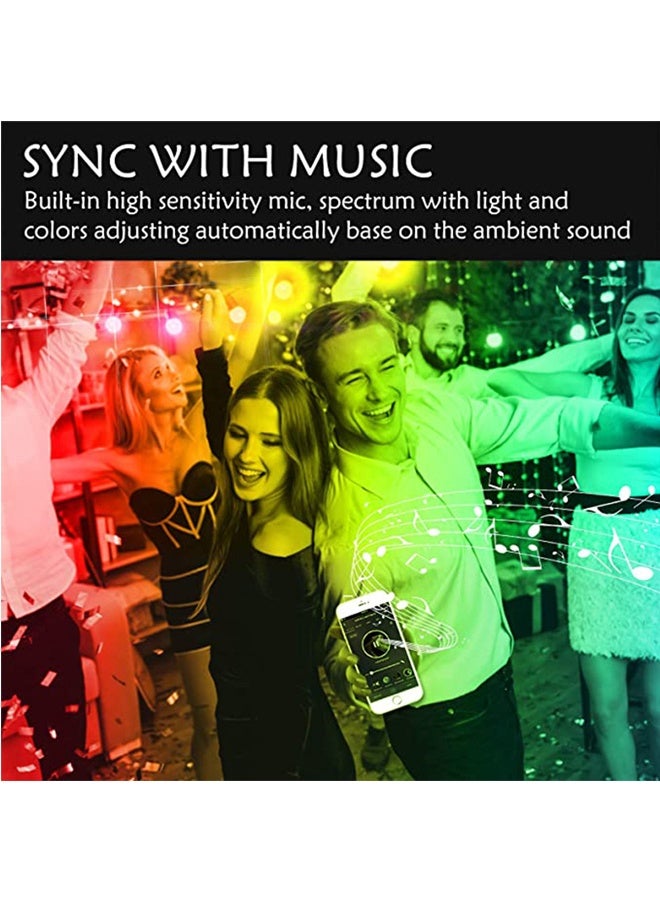 RGB LED Strip Lights for bedroom - Multicolor with Remote USB Powered, Waterproof, Perfect LED lights for Bedroom, TV, Desktop PC, Fish Tank Decoration. Wall Strip Lights,10m Multicolour - Image 5