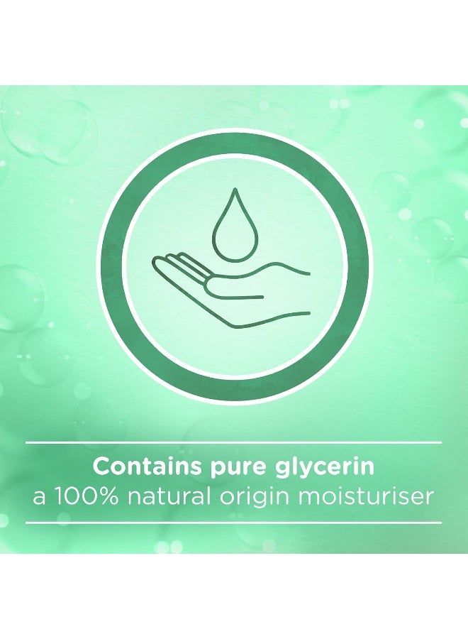 Johnson's Hand Wash Anti-Bacterial Micellar Mint Multicolour 500ml - Image 4