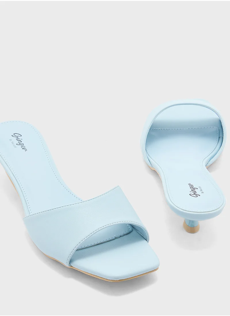 Ginger Low Heel Mule Sandal