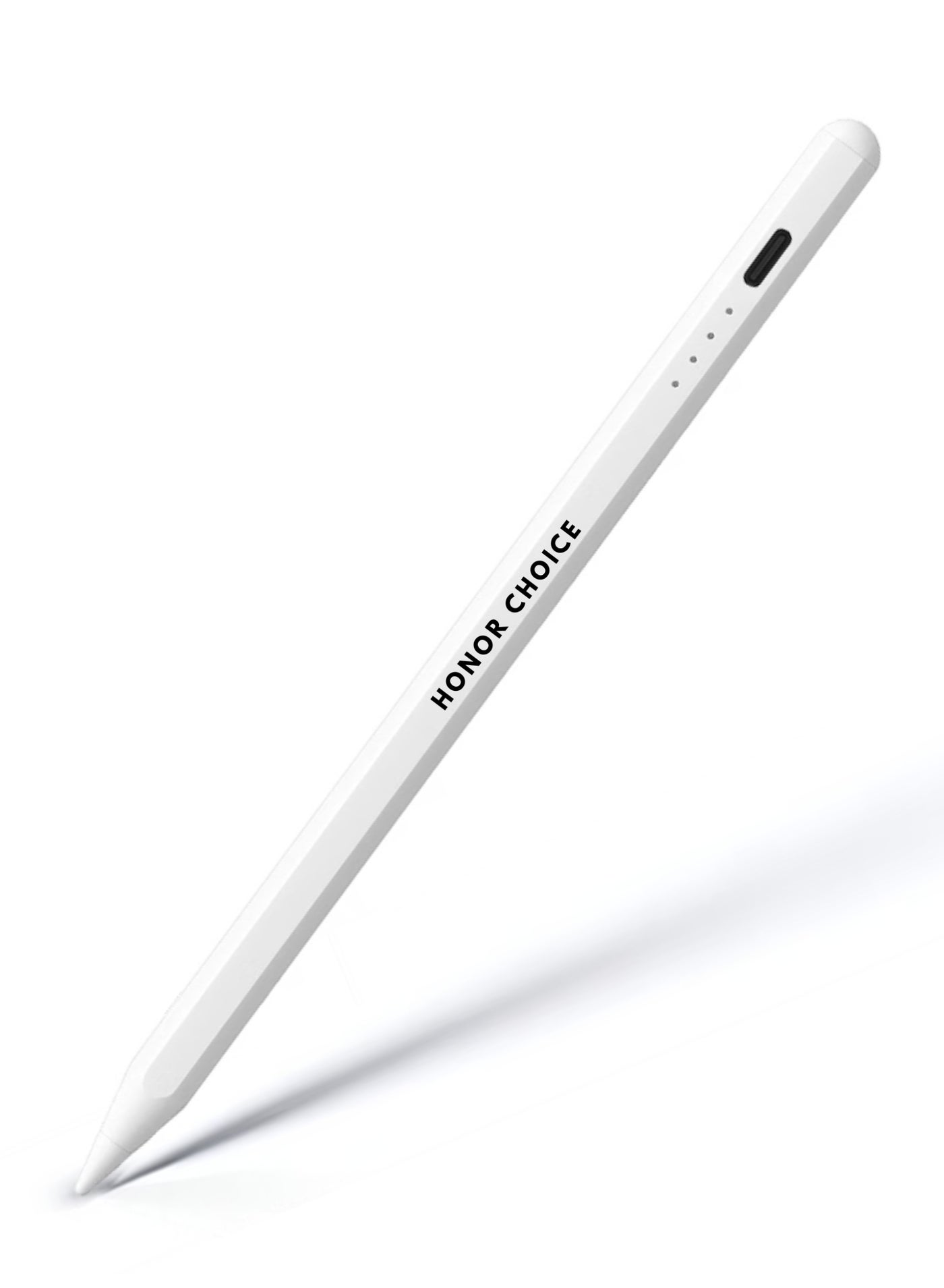 Honor Choice Pencil Lite, Magnetic Capacitive Pen with USB-C Charging, No Pairing Required, Replaceable Tip, LED Indicator, 8-Hour Battery, Compatible with Android Tablets & Smartphones, White