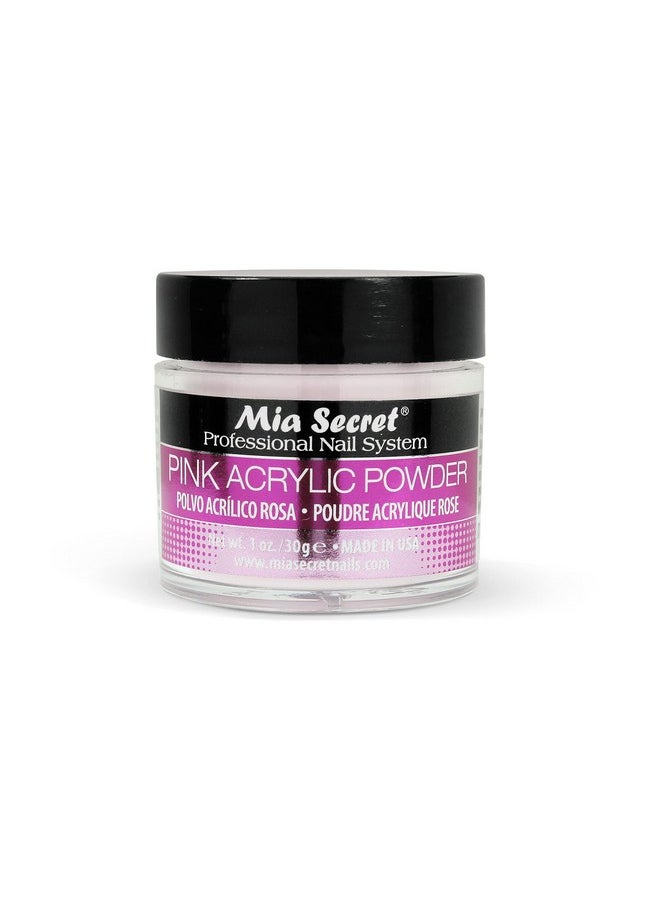 Mia Mia Secret Professional Acrylic Nail System Pink Acrylic Powder 1 OZ  - Image 1