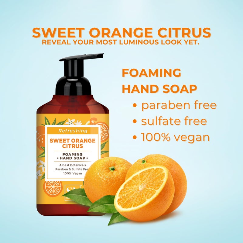 Soapbox Foaming Hand Soap Refill, Sweet Orange Citrus, Gentle & Moisturizing Foaming Hand Wash for Kitchen and Bathroom, Vegan & Cruelty Free, 64oz Half Gallon Refill, Pack of 1 - Image 3