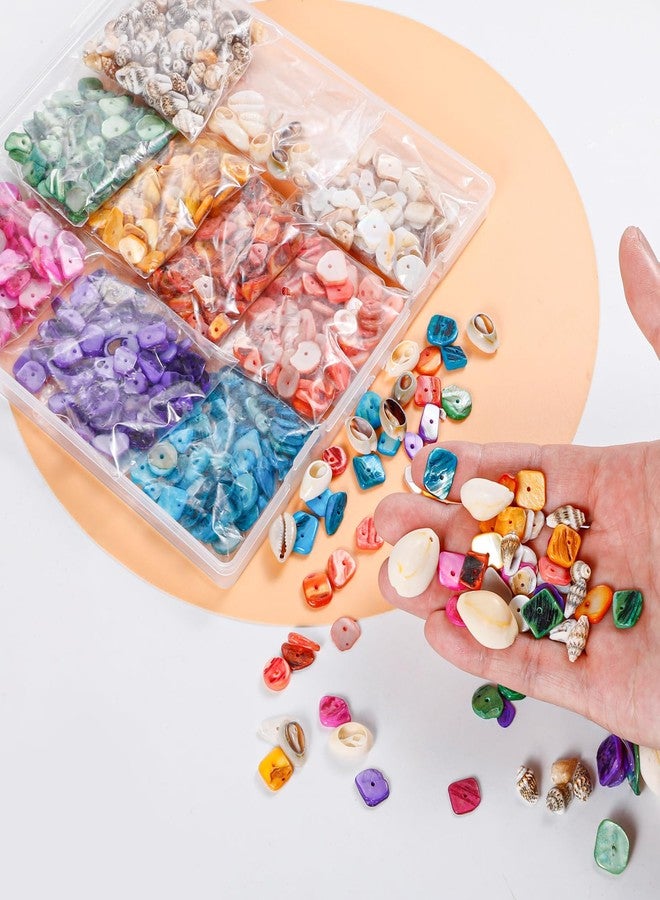 PPCLION Shell Beads Bracelet Making Kit Bracelet and Heart Beads Elastic Threads for Jewelry Necklace Making - Image 3