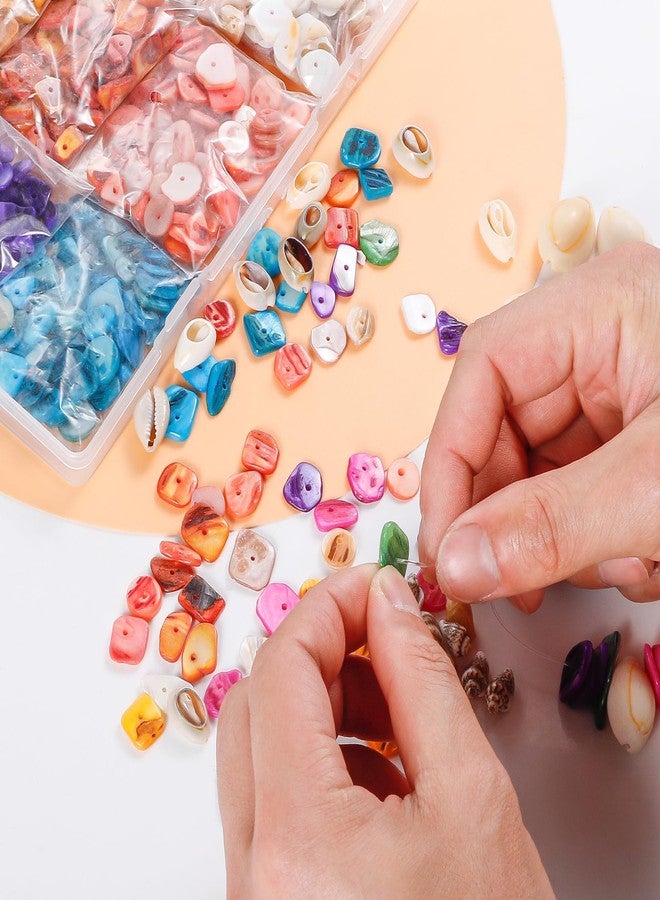 PPCLION Shell Beads Bracelet Making Kit Bracelet and Heart Beads Elastic Threads for Jewelry Necklace Making - Image 4