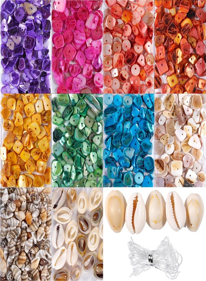 PPCLION Shell Beads Bracelet Making Kit Bracelet and Heart Beads Elastic Threads for Jewelry Necklace Making - Image 1