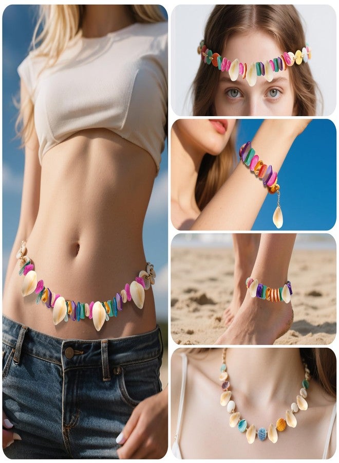 PPCLION Shell Beads Bracelet Making Kit Bracelet and Heart Beads Elastic Threads for Jewelry Necklace Making - Image 5