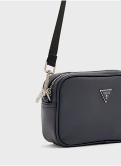 GUESS Logo Detail Zip Over Toiletry Bags  - Image 3