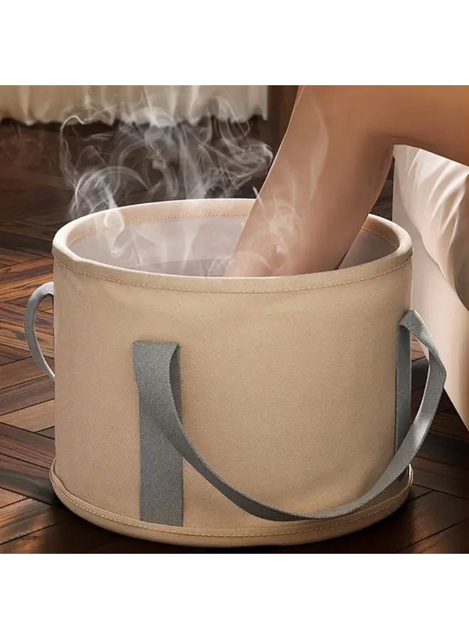 Portable Foldable Foot Bath Tub Insulated Temperature Control Bubble Massage Lightweight - Image 3