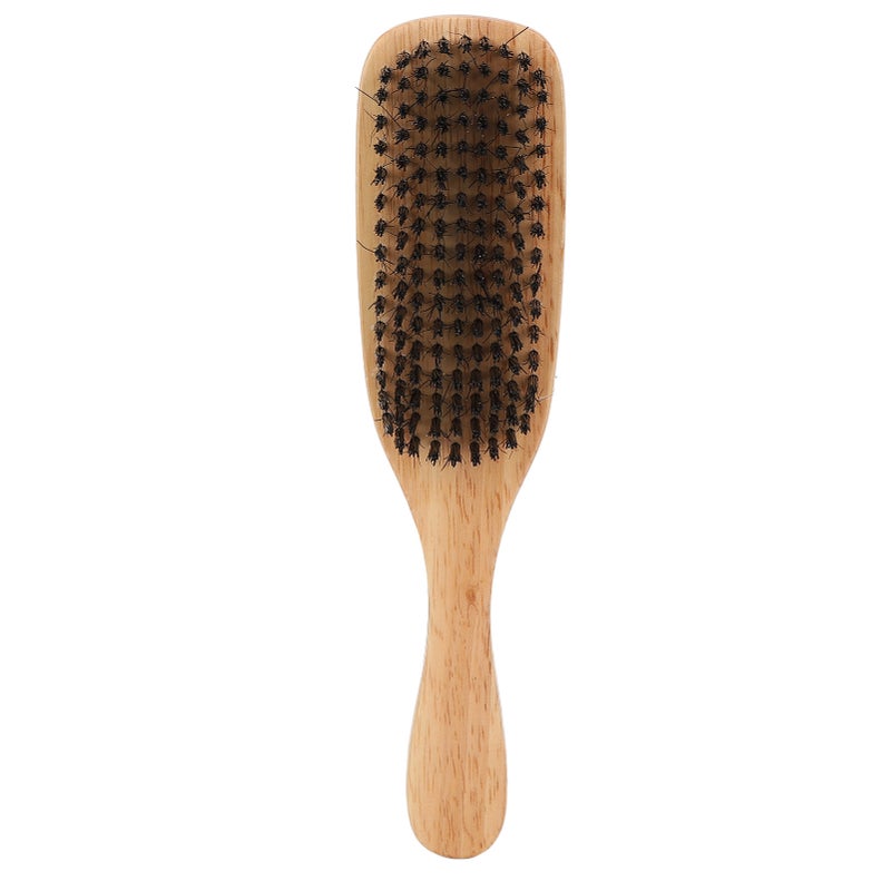 Double Sided Men Beard Brush Large Size Facial Hair Cleaning Ergonomics Modeling Brush for Home Salon - Image 4
