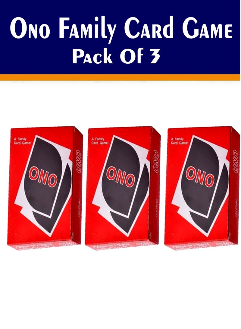 Pack Of 3 Family Card Game