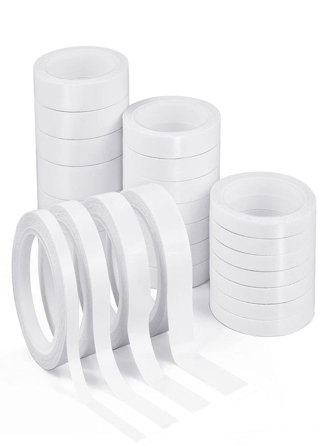 Lzerking Double-Sided Tape for Arts, Crafts, Scrapbooking DIY, Arts, Office & Home Supplies Easy to Tear 24 Rolls (6mm/9mm/12mm/15mm) - Image 1