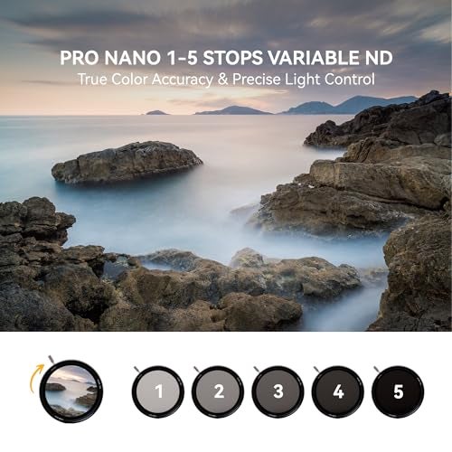 NiSi True Color ND-Vario Pro Nano 1-5 Stops Variable ND (72mm) - Image 2