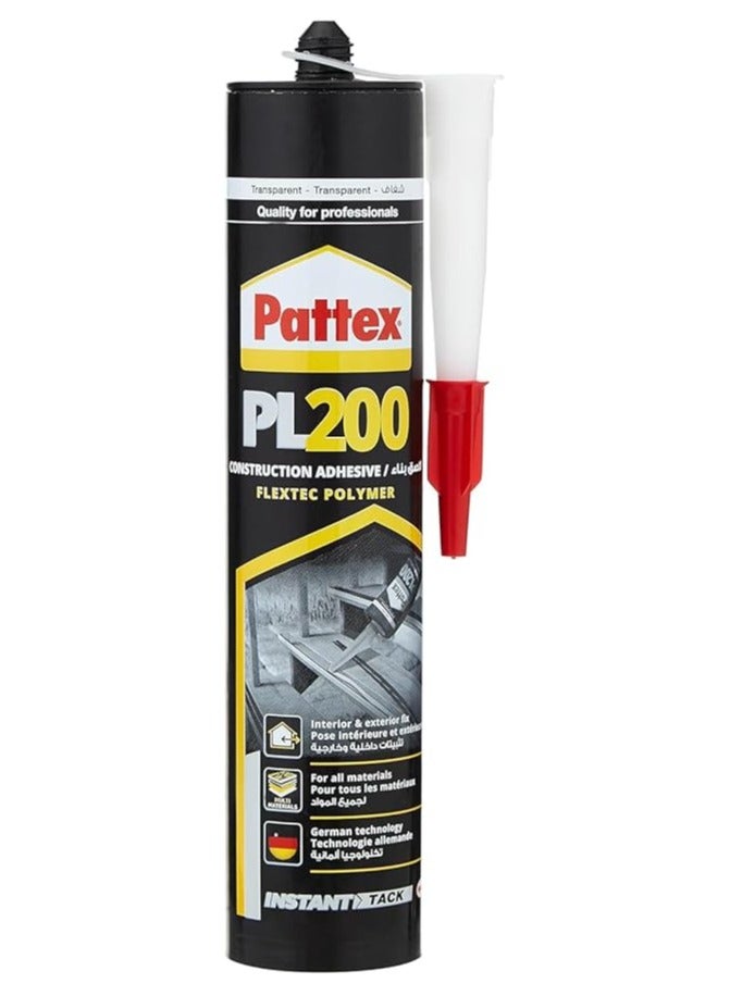 Pattex Glue Adhesive Aging-Resistant, Solvent and Isocyanate Polymer, PL-200 - Image 1