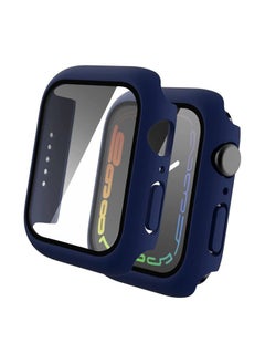 Generic Classic Smartwatch Tempered Glass Screen Protector Case For Apple Watch Series 4, 5 And 6 (40mm) - Dark Blue  - Image 1