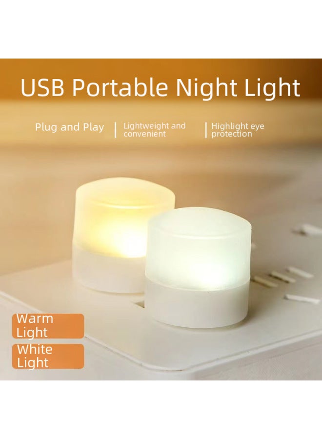 Usb Lighting Decorations Lamp For Desk Night Lamp Bedside Eye Protection Reading Ambient Lighting Mood Light-Color:Bright Light + Opp Bag  - Image 4