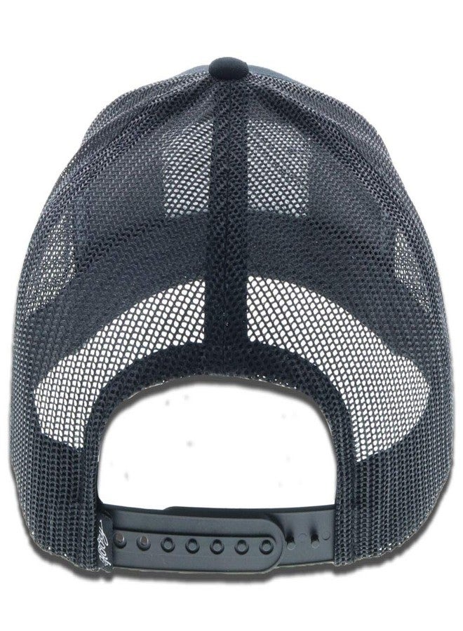 HOOEY Liberty Roper Adjustable Snapback Mesh Back Trucker Hat - Image 2