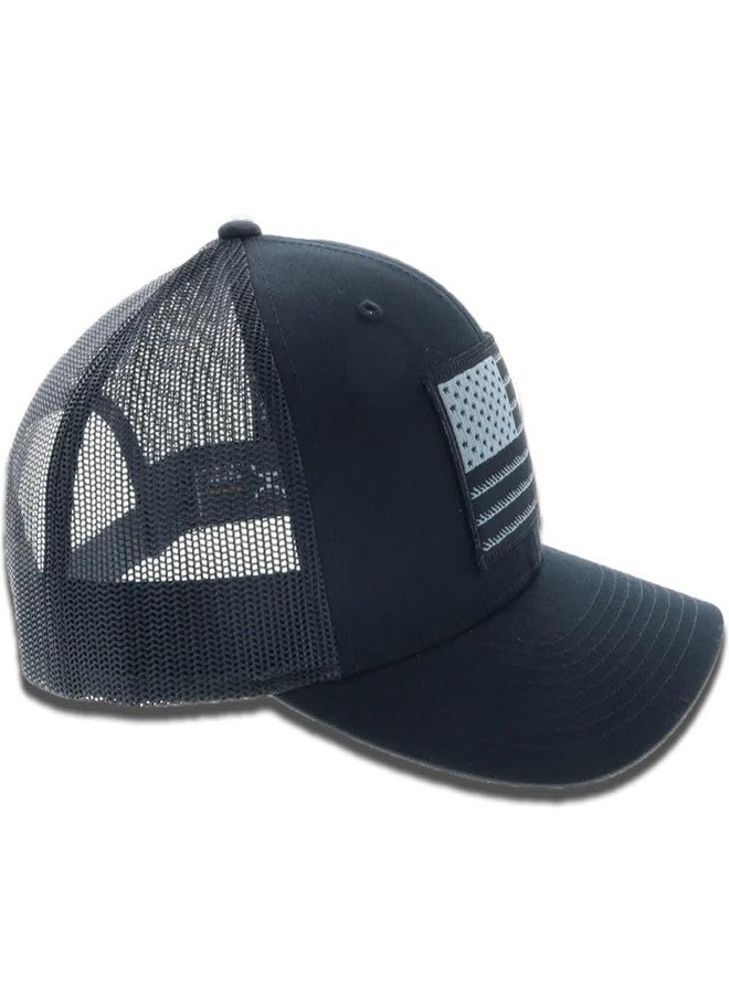 HOOEY Liberty Roper Adjustable Snapback Mesh Back Trucker Hat - Image 5