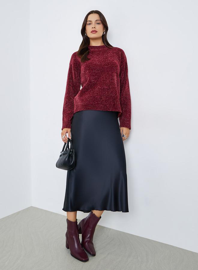 Styli Regular Fit Regular Length Lurex Yarn Sweater - Image 2