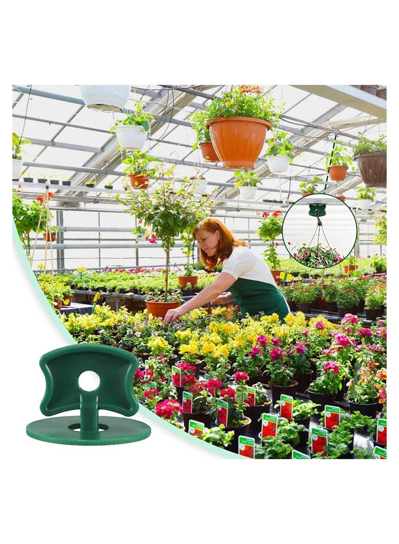 Y&D 100 Pcs Greenhouse Twist Clips, Plastic Fixing Clips and Washers Accessories Extender Corner for Aluminium Securing Insulation Bubble Netting Shading - Image 3