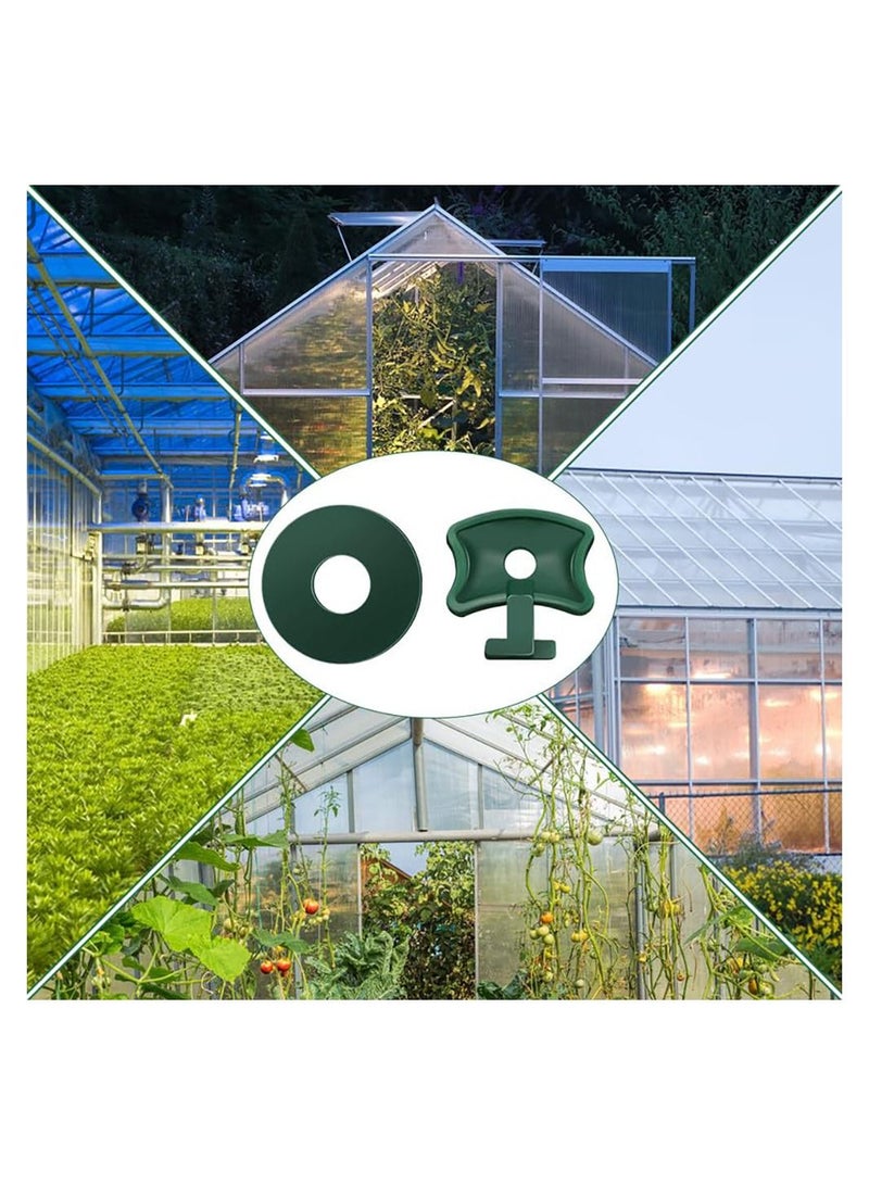 Y&D 100 Pcs Greenhouse Twist Clips, Plastic Fixing Clips and Washers Accessories Extender Corner for Aluminium Securing Insulation Bubble Netting Shading - Image 5