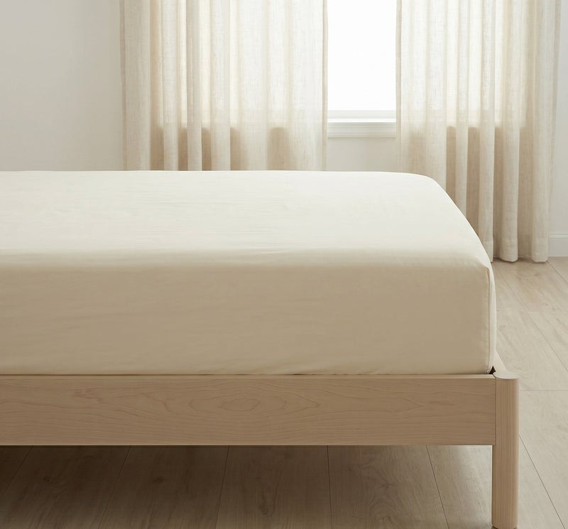 Comfy Creamy Beige Fitted Bed Linen Set (3 Pieces) - 160 cm - Image 5