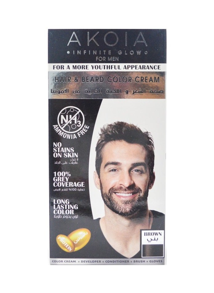 Akoya Ammonia Free Hair and Beard Dye Brown - pzsku/Z9521495337F44F64F063Z/45/_/1733856563/e2fef770-c4ea-40d3-9e1c-4ad14ef99a75