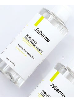 J'sDerma 1% Glycolic Acid Toner with Centella Asiatica Extract for Skin Soothing and Dead Skin Cell Removal Porefine Peel Pore Toner 200ml  - Image 2