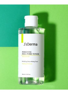 J'sDerma 1% Glycolic Acid Toner with Centella Asiatica Extract for Skin Soothing and Dead Skin Cell Removal Porefine Peel Pore Toner 200ml  - Image 4
