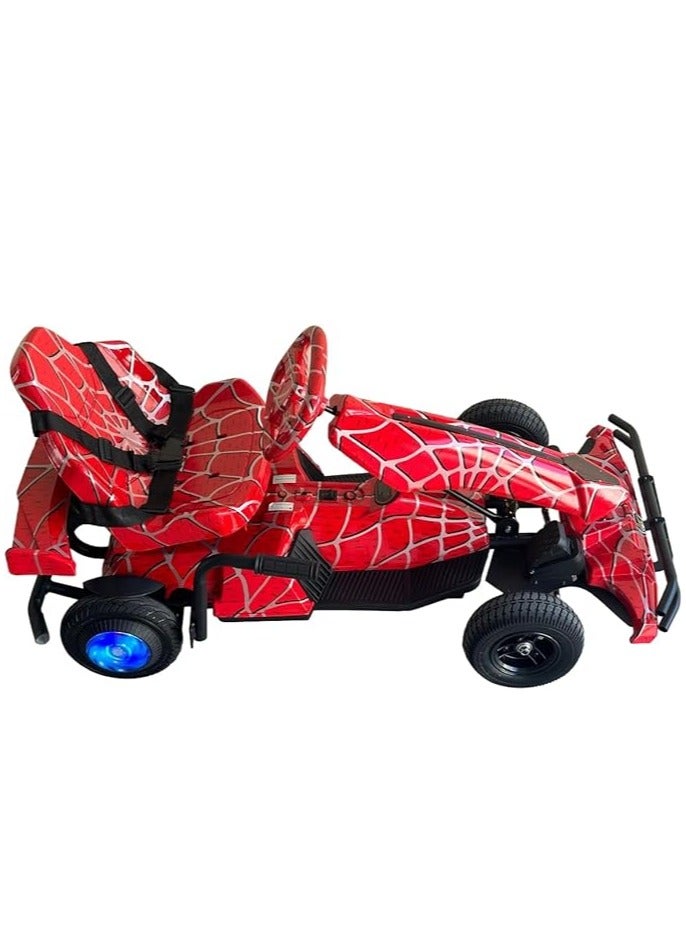 ويندهورس سيارة كهربائية للأطفال بعجلات كبيرة وجهاز تحكم عن بعد وتصميم أنيق، هدية مثالية للأولاد والبنات - Image 5