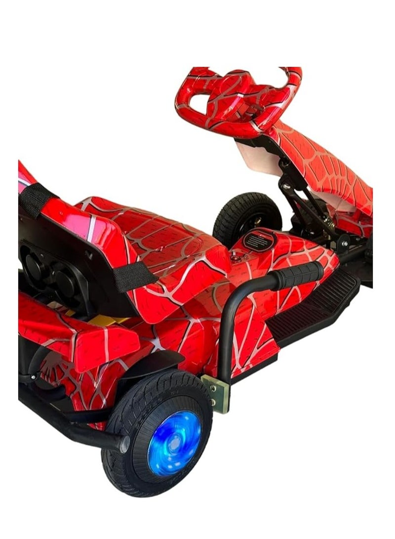 ويندهورس سيارة كهربائية للأطفال بعجلات كبيرة وجهاز تحكم عن بعد وتصميم أنيق، هدية مثالية للأولاد والبنات - Image 2