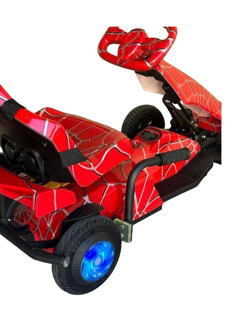 ويندهورس سيارة كهربائية للأطفال بعجلات كبيرة وجهاز تحكم عن بعد وتصميم أنيق، هدية مثالية للأولاد والبنات - Image 4