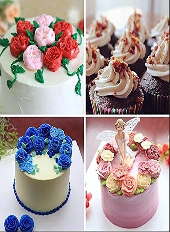 BAKING SET مجموعة أدوات تزيين الكيك من الفولاذ المقاوم للصدأ (6 قطع) - Image 3