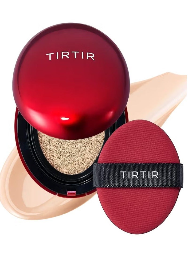 TIRTIR Turter Red Cushion Mask Fit Foundation 17C Porcelain 18g - Image 1