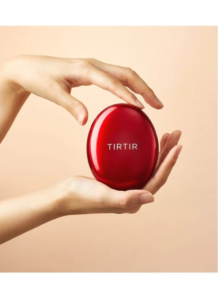 TIRTIR Turter Red Cushion Mask Fit Foundation 17C Porcelain 18g - Image 2