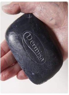 DERMISA Charcoal Bar | Natural Gentle Cleansing Bar | Contains Activated Charcoal, Coconut Oil, Shea Butter, Vitamin C & Licorice | No Parabens, No Sulfates, 100% Vegetable Base | 3 Oz | Pack Of 3  - Image 3