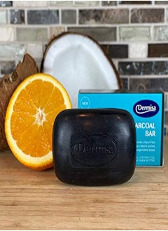 DERMISA Charcoal Bar | Natural Gentle Cleansing Bar | Contains Activated Charcoal, Coconut Oil, Shea Butter, Vitamin C & Licorice | No Parabens, No Sulfates, 100% Vegetable Base | 3 Oz | Pack Of 3  - Image 4