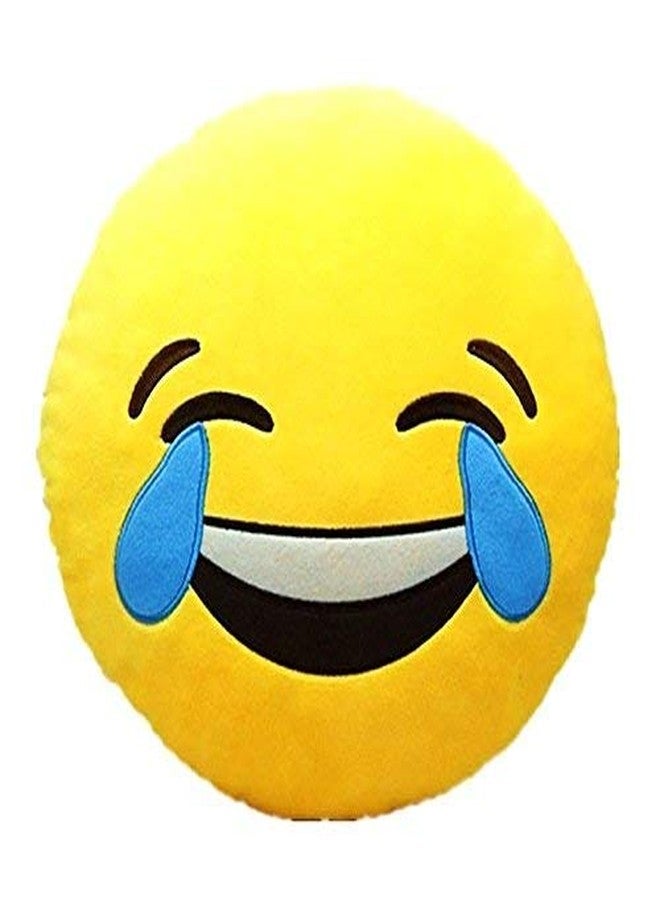 Aarushi Stuffed Soft Cool Smiley Cushion for Kids Yellow Colour - Image 4