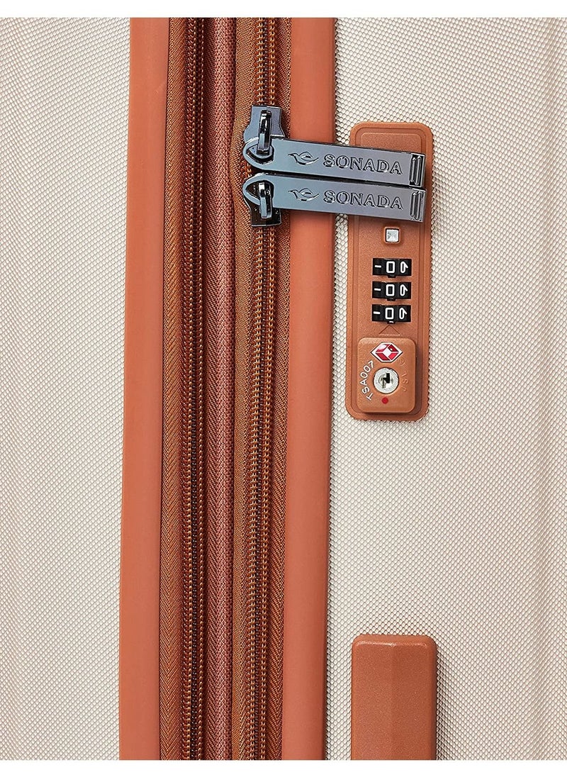 SONADA - Luggage Set of 3 Classic Collection 4 Double Wheels and TSA Lock - Image 1