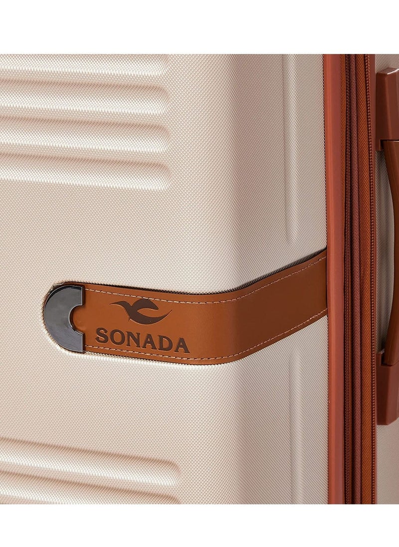 SONADA - Luggage Set of 3 Classic Collection 4 Double Wheels and TSA Lock - Image 1