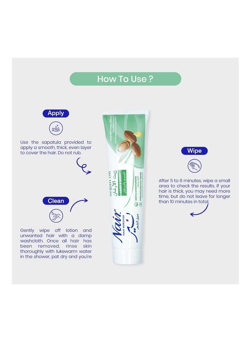 نير Nair Removal cream argan oil gentle & moisturising - Image 2