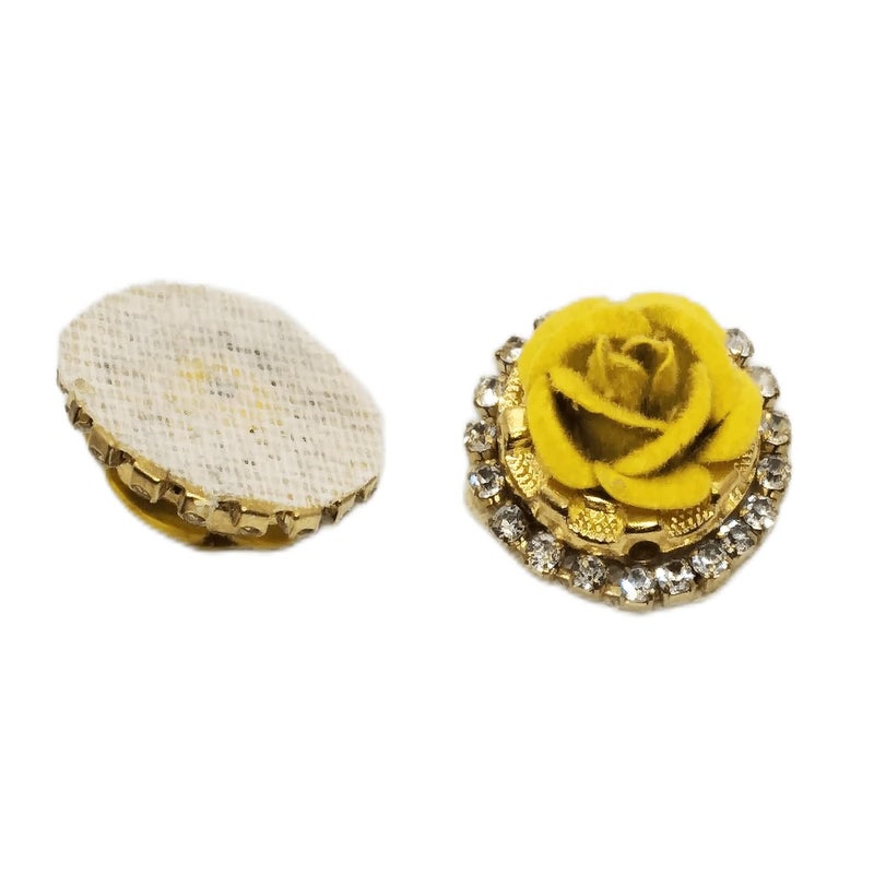 Flower Designer 25 Pieces 2 cm Diameter Embroidery Neck sew on Applique Patches Decorative Patches for Clothes Jackets Blouse Saree Decoration D30 - Image 5