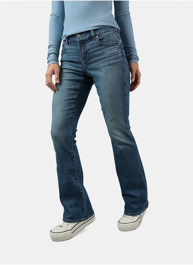 American Eagle AE Next Level Curvy Low-Rise Kick Bootcut Jean
