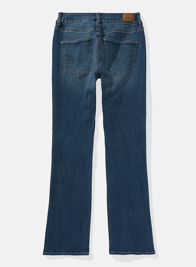 امريكان ايجل AE Next Level Curvy Low-Rise Kick Bootcut Jean