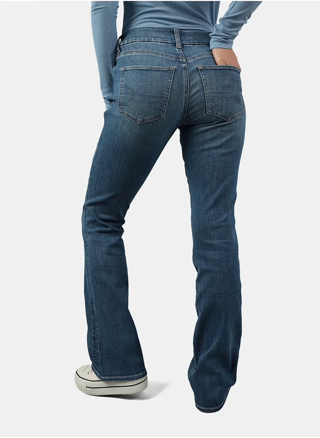 American Eagle AE Next Level Curvy Low-Rise Kick Bootcut Jean