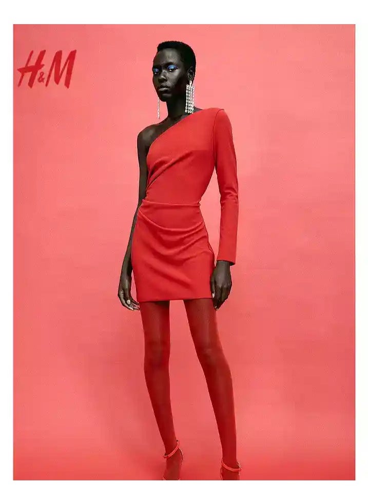 H and M - HM Women's New Loose Lightweight Comfortable And Fashionable Dress - Image 1