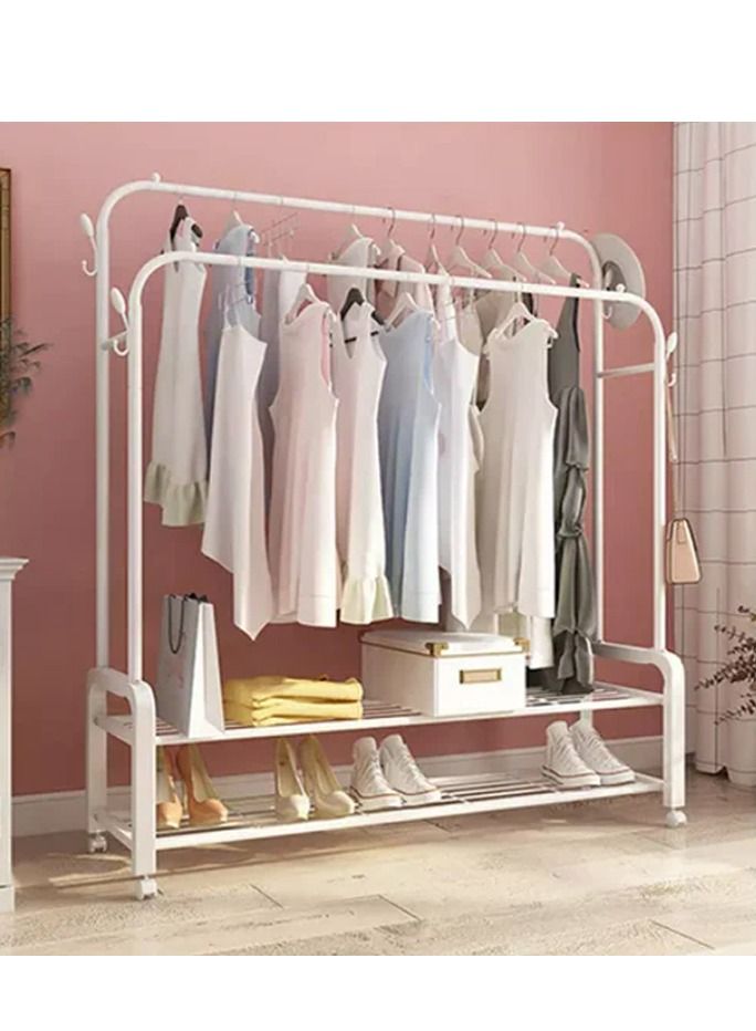 DubaiGallery Standing Type Folding Clothes Hanger Butterfly - Shaped Iron Multifunction Laundry Drying Rack - Image 3