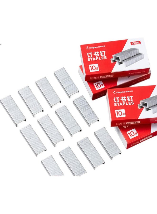 Kingdee 10# Staples, High-Strength Long-Row Industrial Staples, Office Staples, 10 Boxes - Image 3