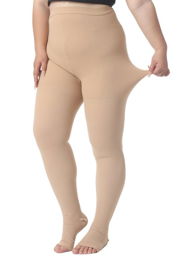 AMZAM 5XL Compression Stockings for Women Men Graduated Compression Stockings 15-20mmHg Opaque Fingerless Compression Stockings High Support Waist for Swelling DVT Pregnant Teacher - Image 3