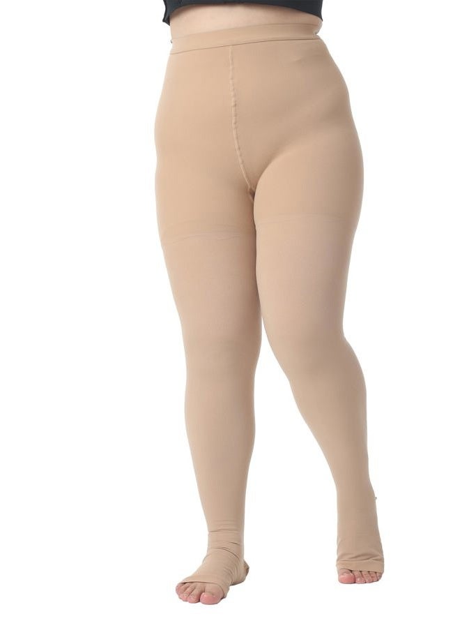 AMZAM 5XL Compression Stockings for Women Men Graduated Compression Stockings 15-20mmHg Opaque Fingerless Compression Stockings High Support Waist for Swelling DVT Pregnant Teacher - Image 5