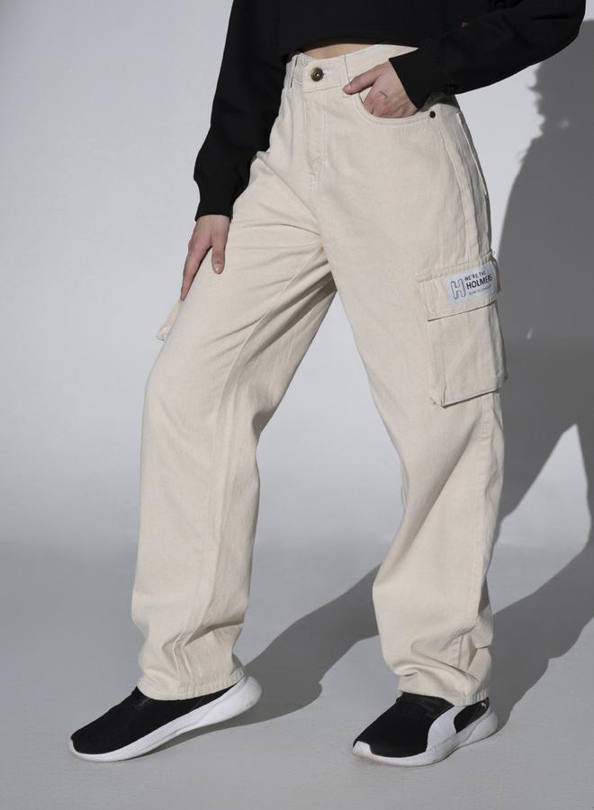Hubberholme Off White Jeans For Women - Image 5